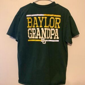 Green and Yellow Baylor Grandpa Tee